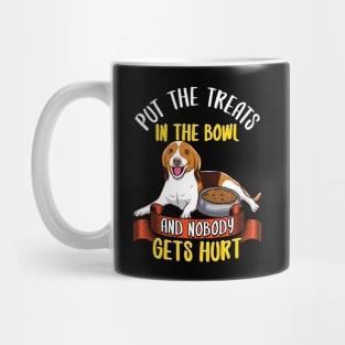 Put The Treats In The Bowl No One Gets Hurt Beagle Mug